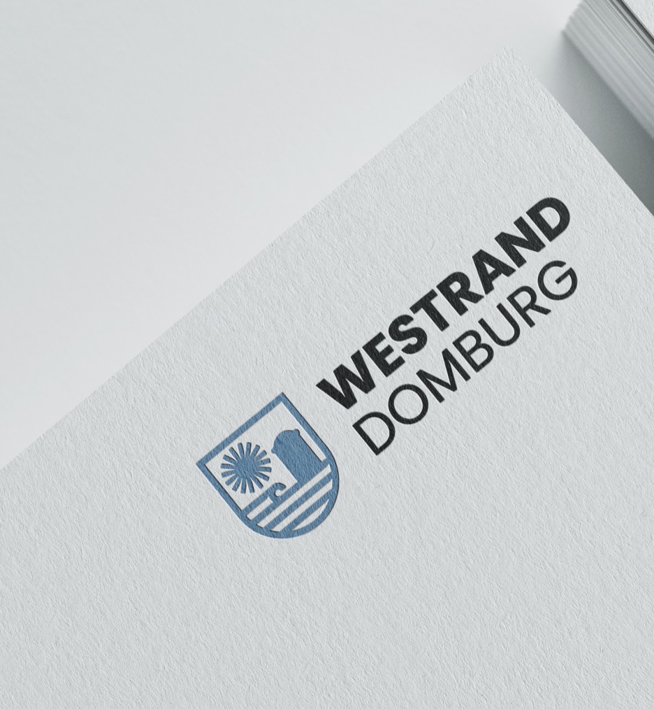 Logo design Westrand Domburg op briefpapier