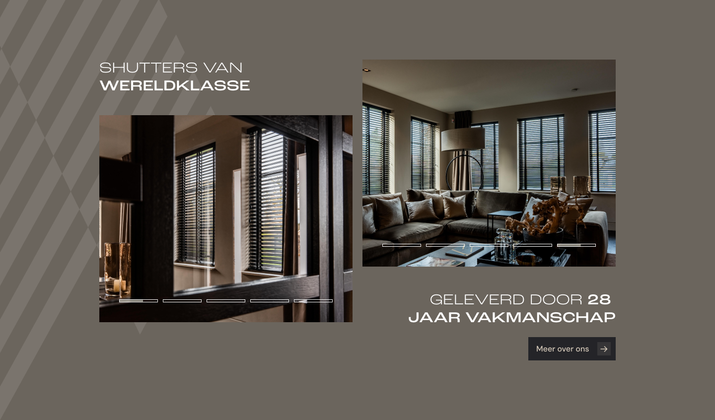Over-ons-sectie van de website van Mister Shutter