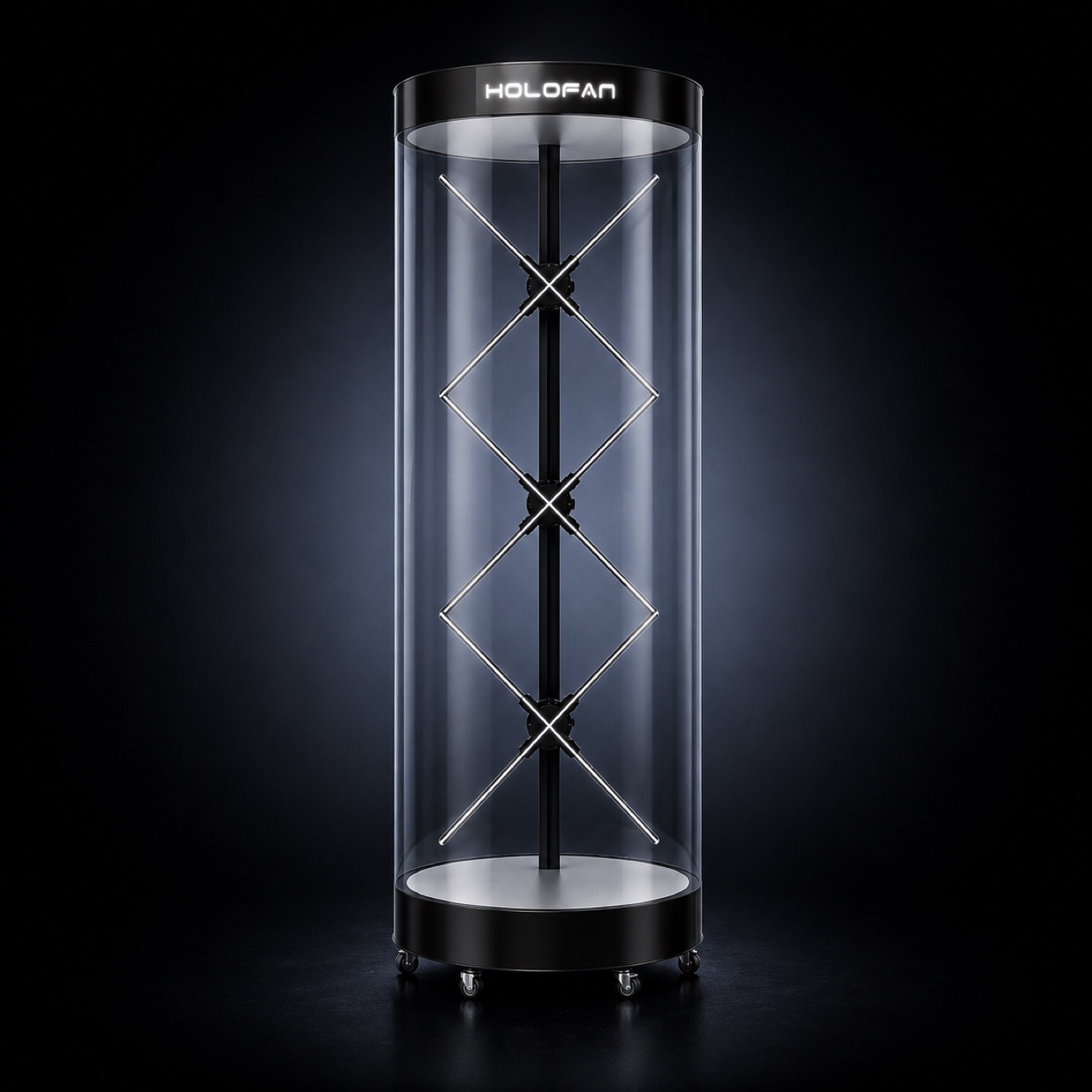 HOLOHUMAN life-size vertical holographic display system