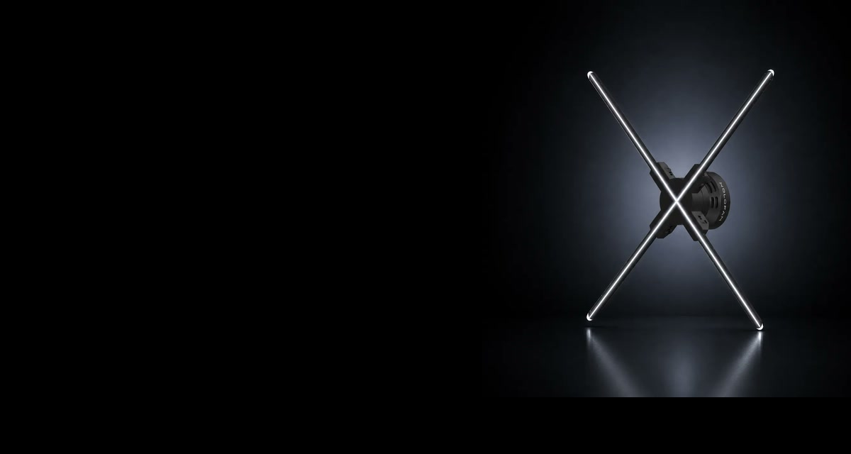 HOLOFAN holographic display
