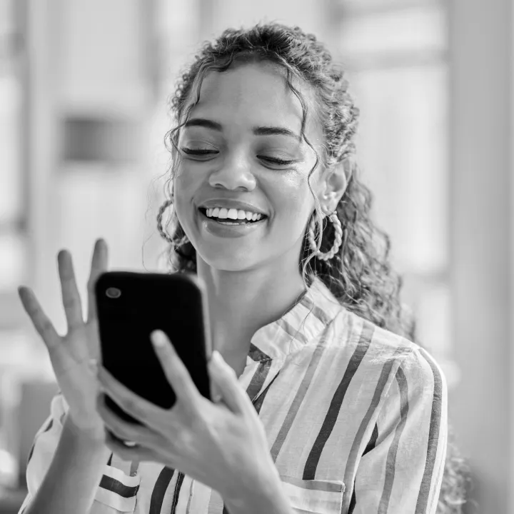 Woman using a mobile phone