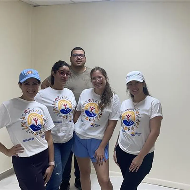 PharmPix volunteers posing during a community service project