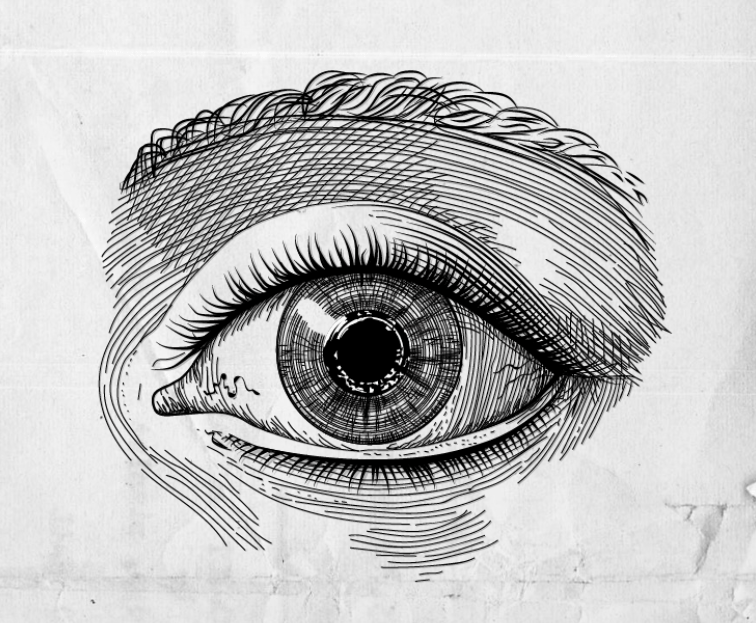 Eye See You - Eye Animation - Line Art