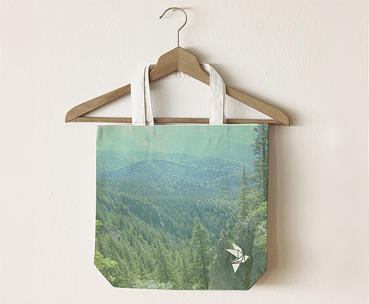 Branding & Merchandise Designs Take Flight bag design with logo