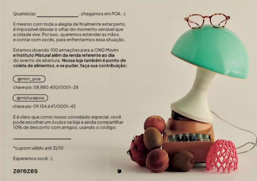 Carta aos convidados