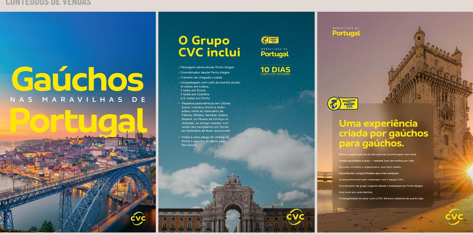 Materiais de venda de Portugal