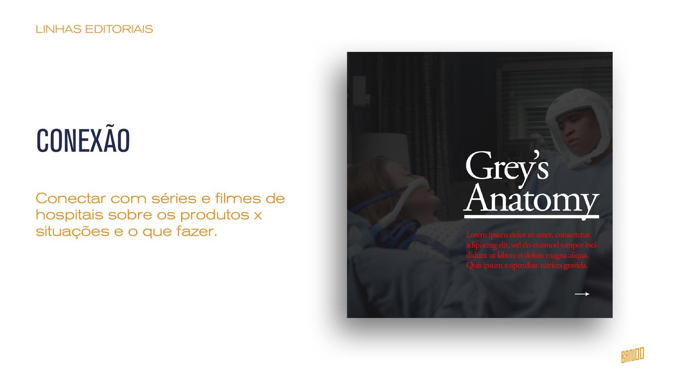 Linha editorial de conexão com a cultura pop