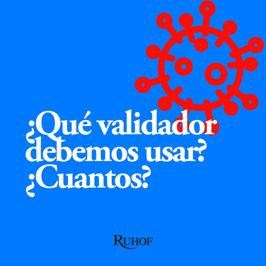 Post em espanhol sobre validadores