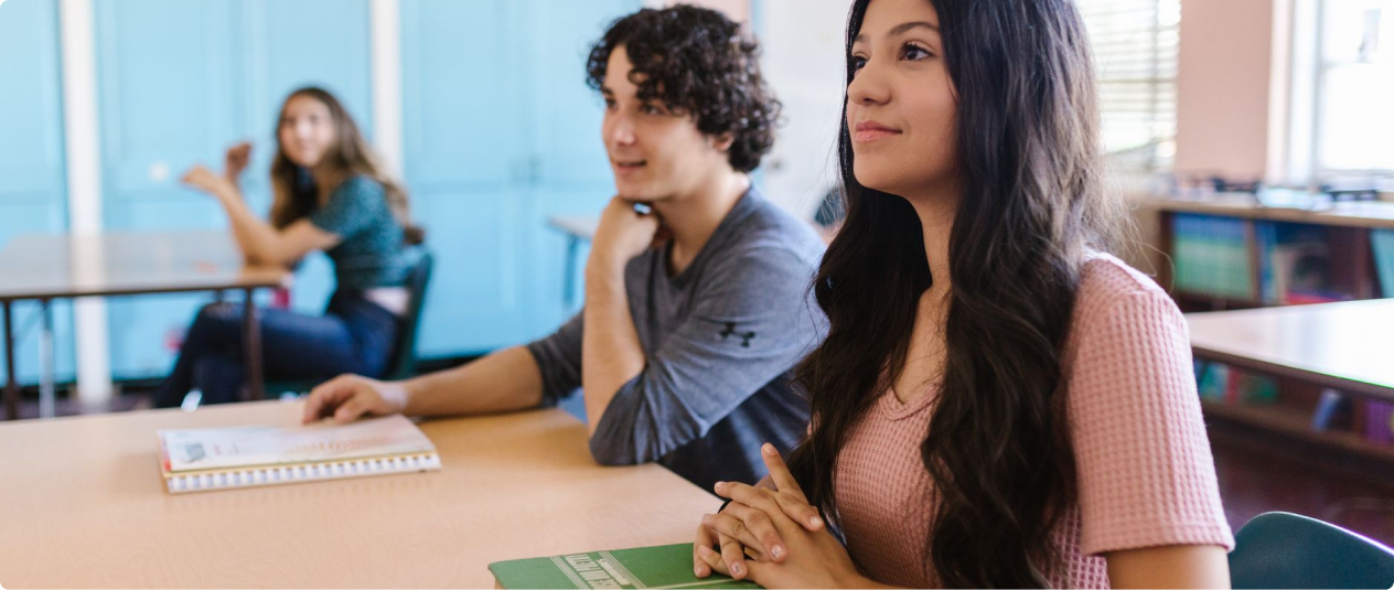 Students in a classroom