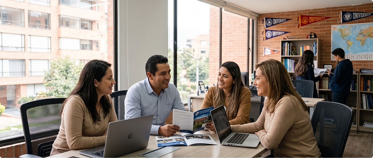 Advisor meeting with a student
