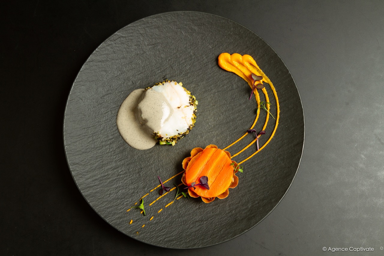 Plat du restaurant de l'Hôtel Edgar