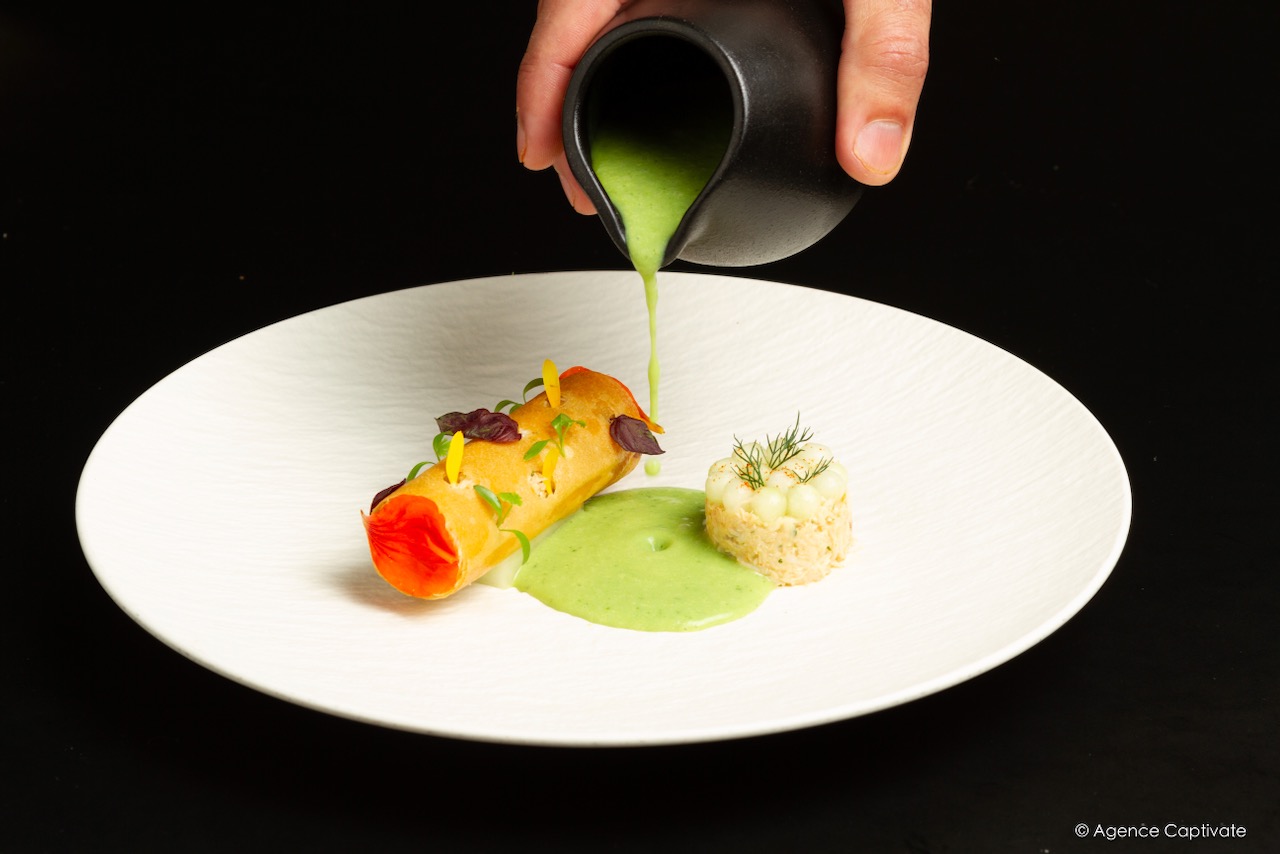 Plat du restaurant de l'Hôtel Edgar