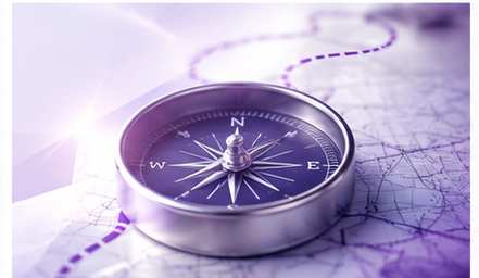 Compass representing direction and professional judgement