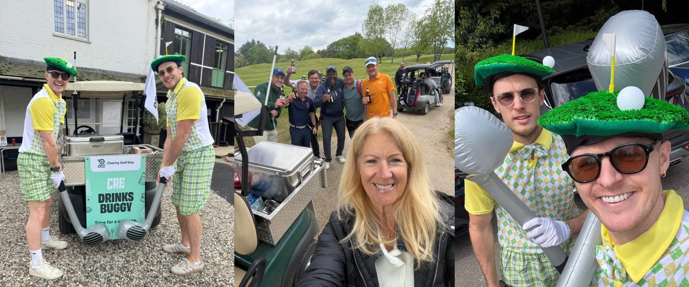Record-Breaking Drinks Haul at The Agents Giving Donnington Valley Golf Day