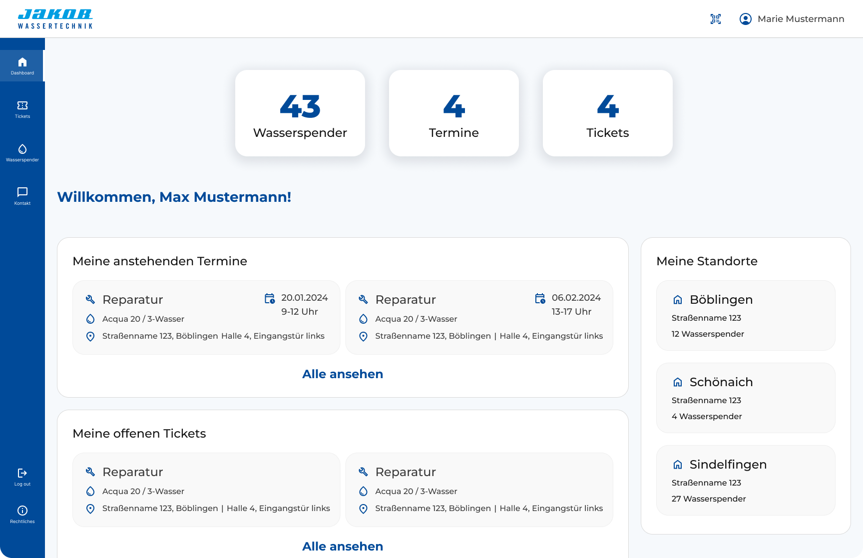stacktrack dashboard v2