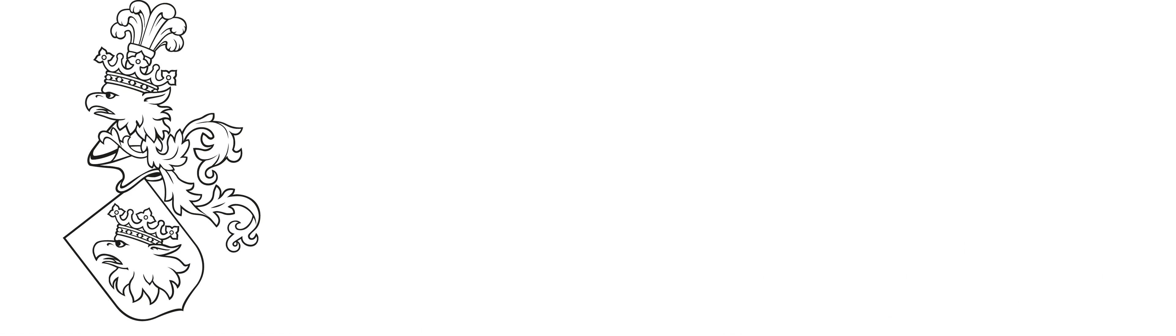 City of Malmö coat of arms line drawing with the text "Malmö stad"