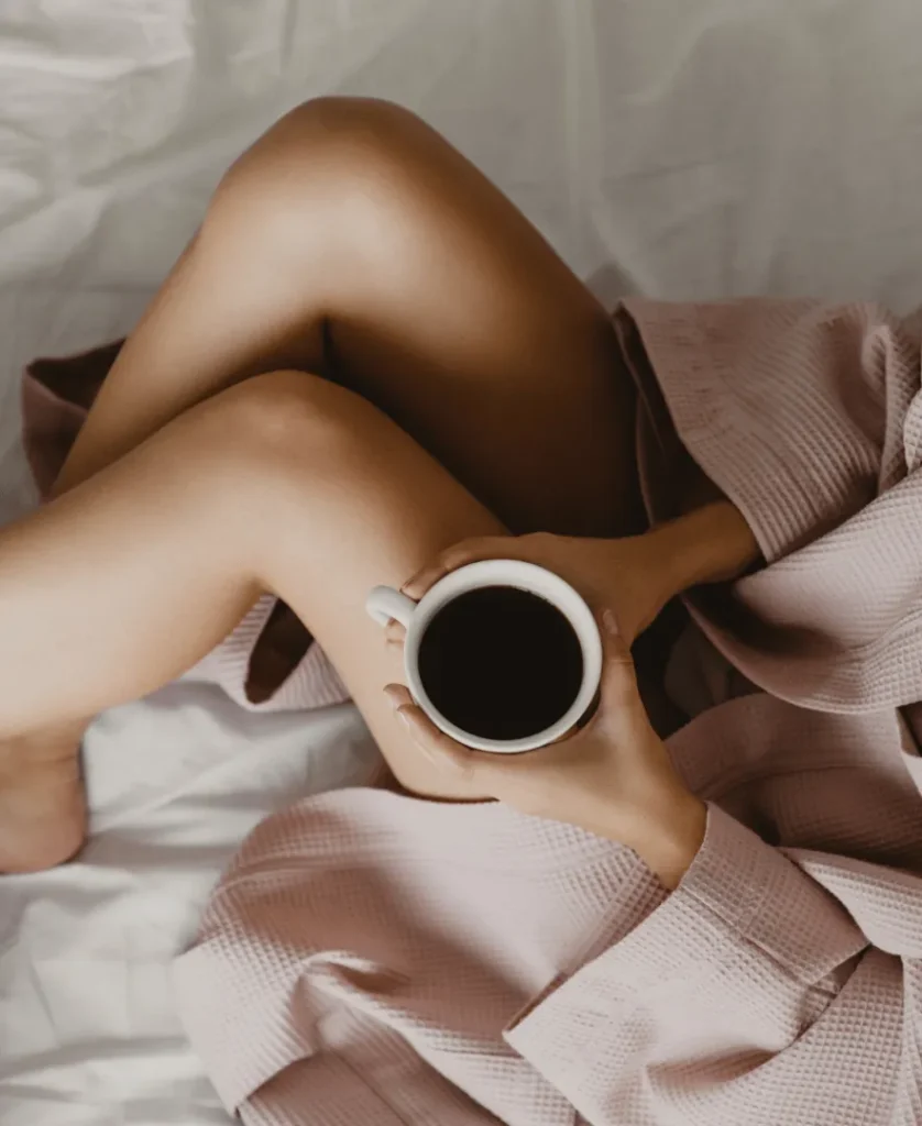Coffee in bed at Hotel Boreal