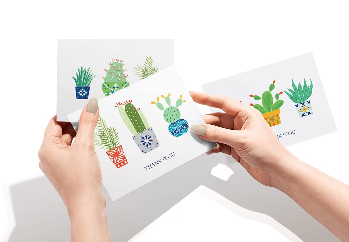 Another view of the Cacti Thank You Cards
