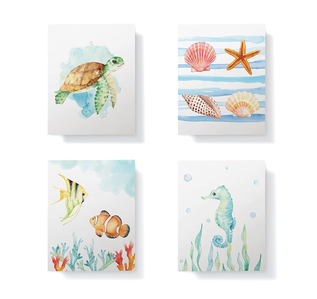 Marine Sea Animal Thank You Cards