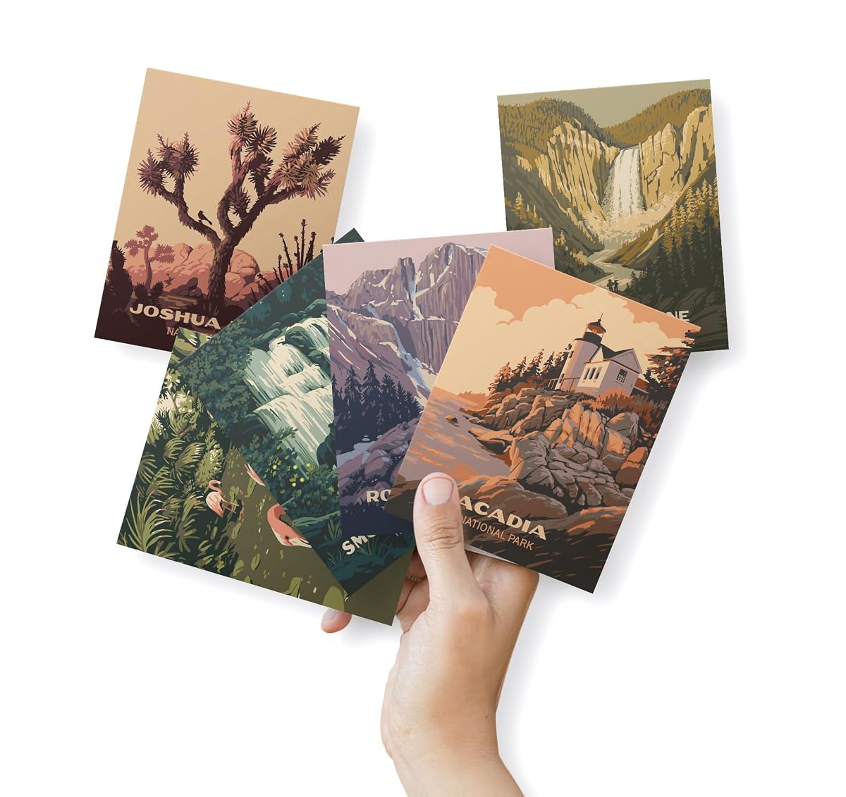 Another view of the Vintage National Park Cards