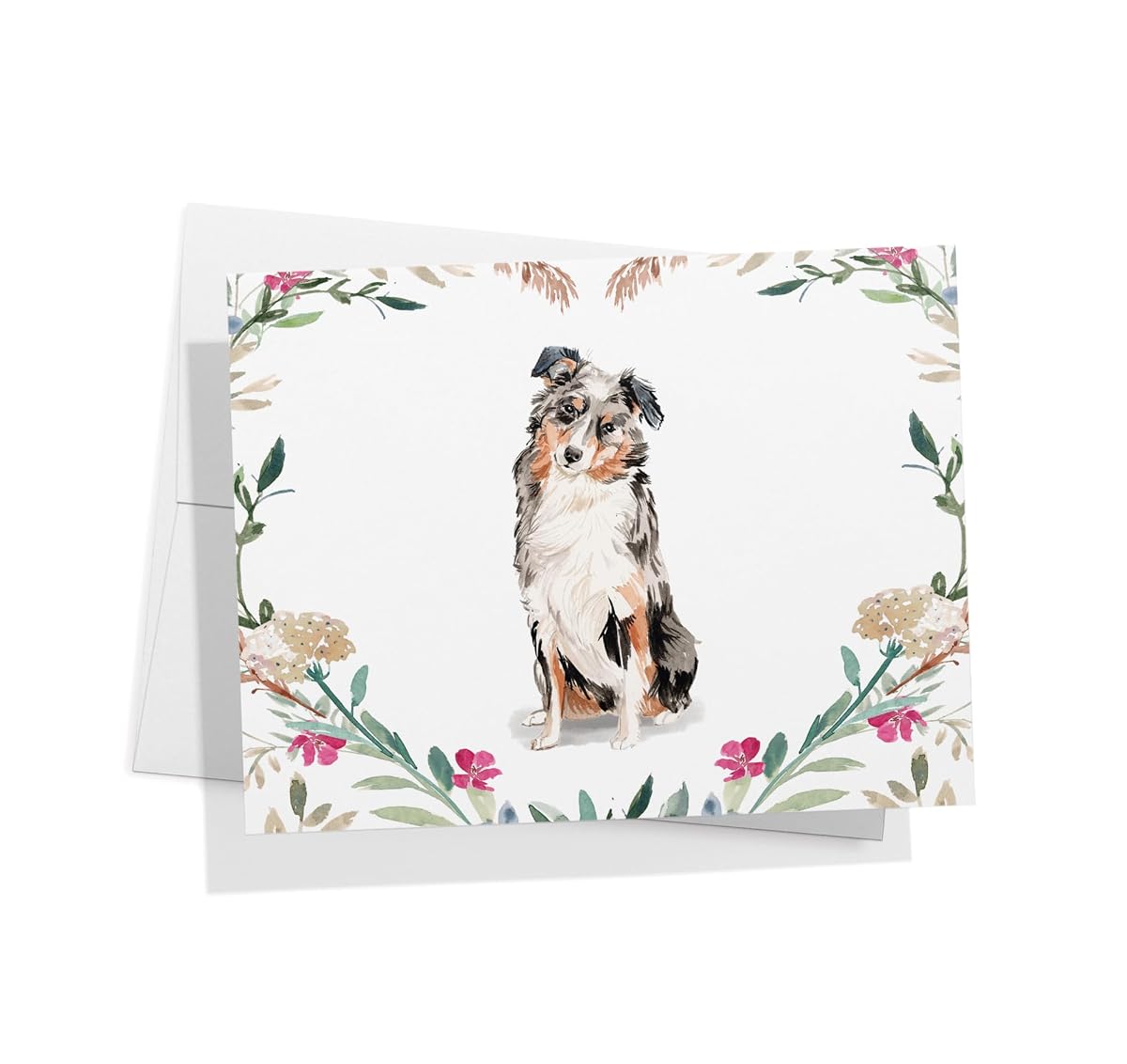 Australian Shepherd Dog Note Cards