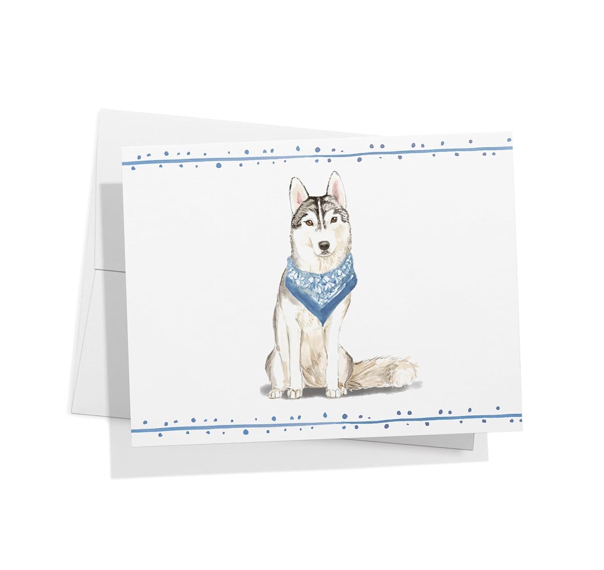 Siberian Husky Dog Note Cards