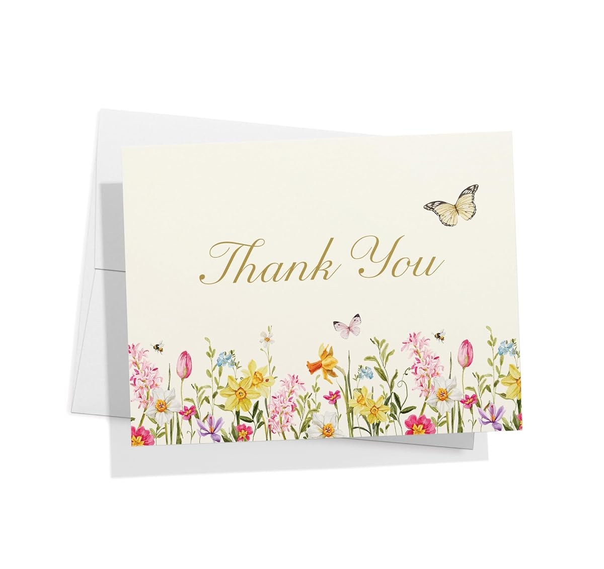 Spring Florals Thank You Cards