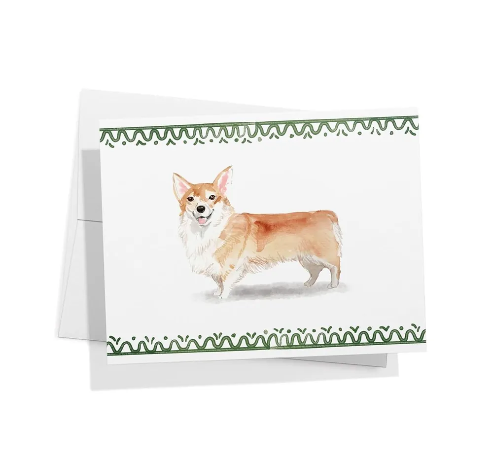 Pembroke Welsh Corgi Dog Note Cards