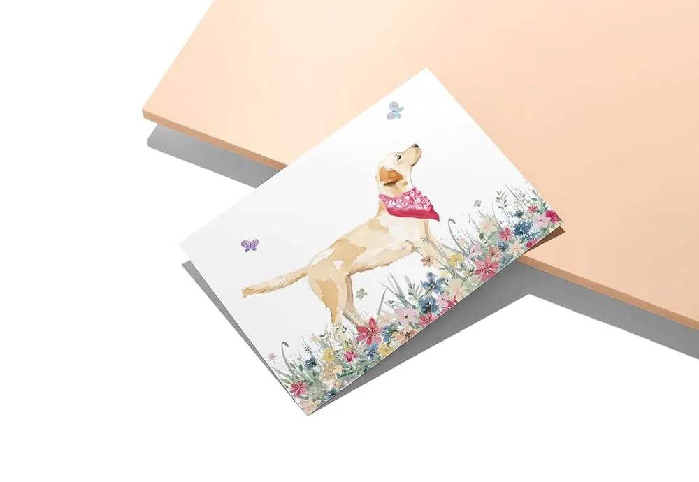 Labrador Retriever Dog Note Cards