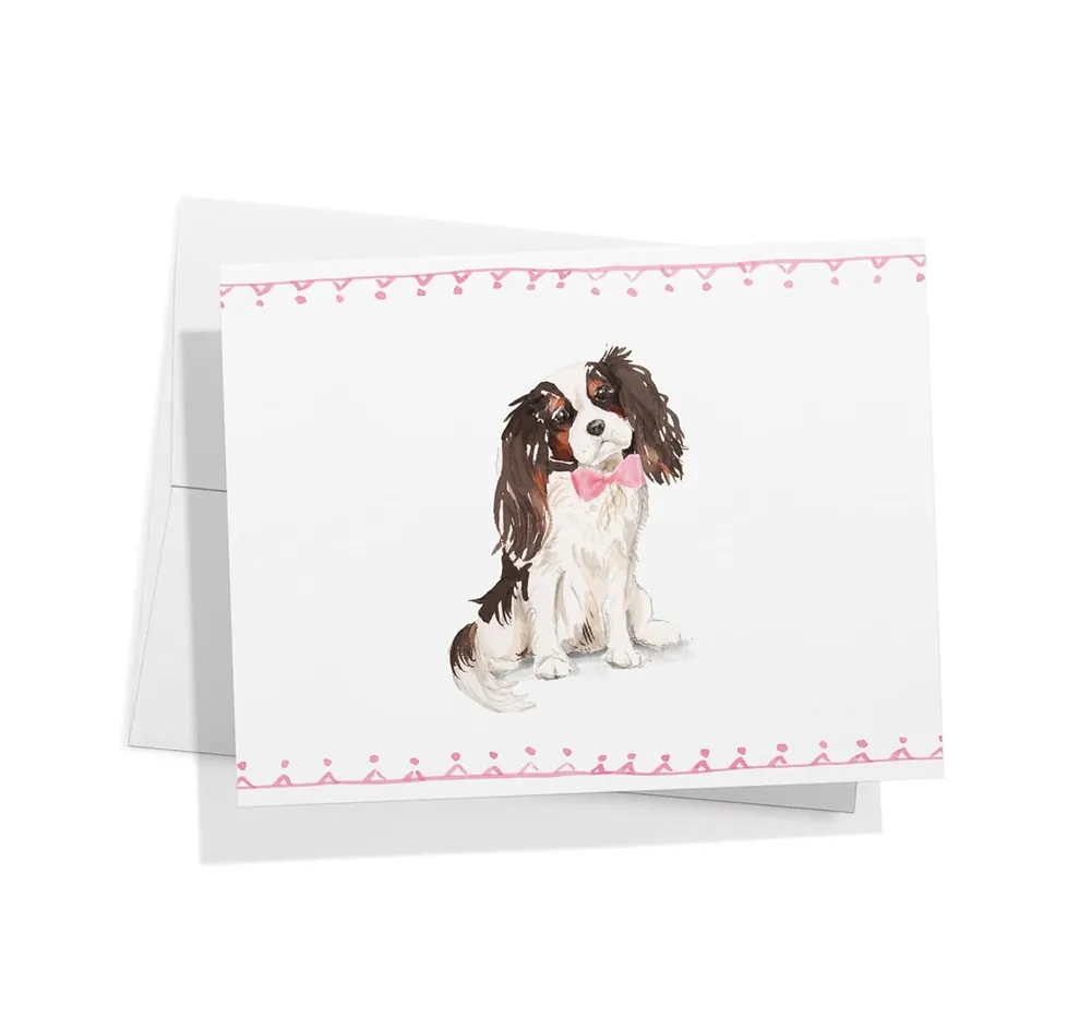Cavalier King Charles Spaniel Dog Note Cards