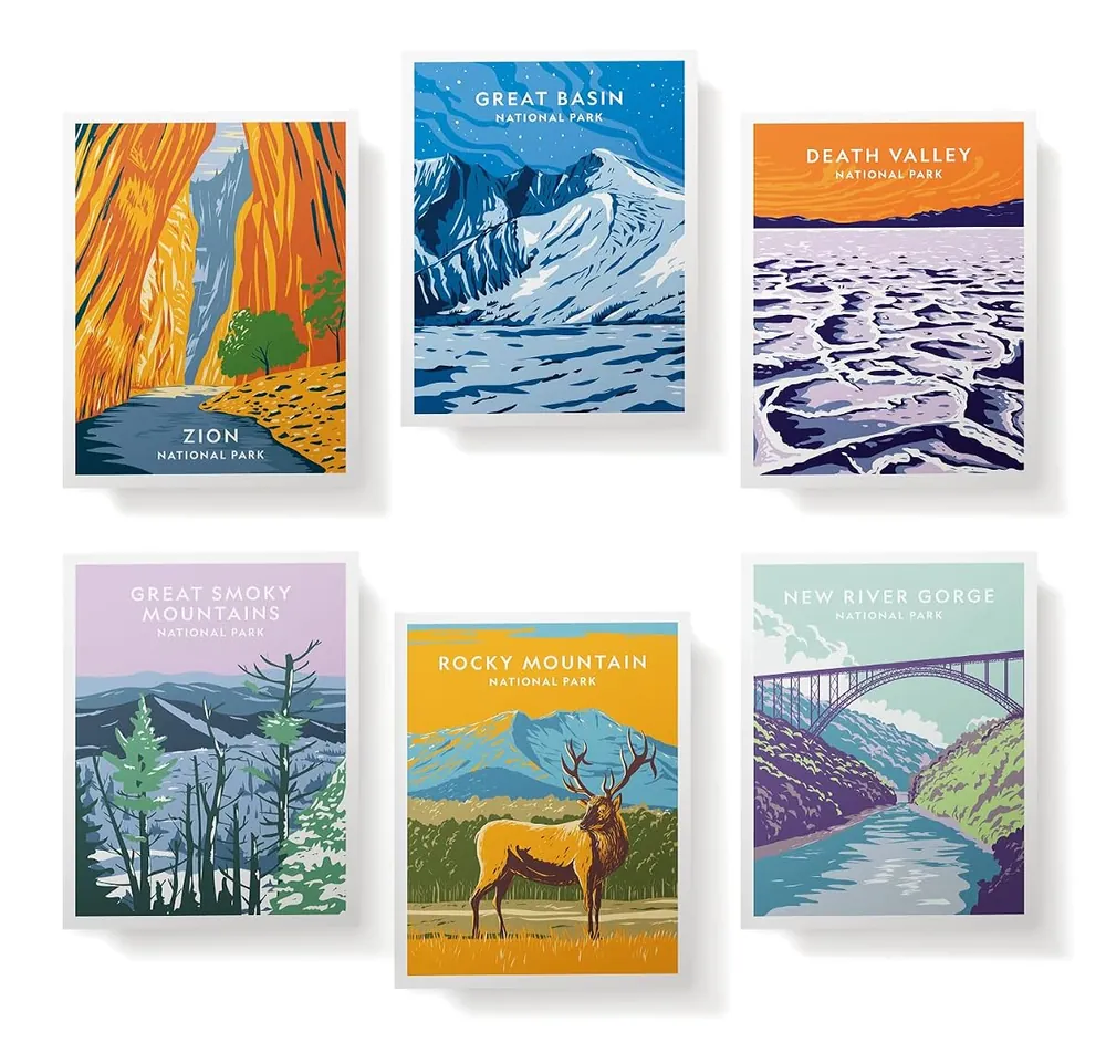 Scenic Landscapes National Park Cards
