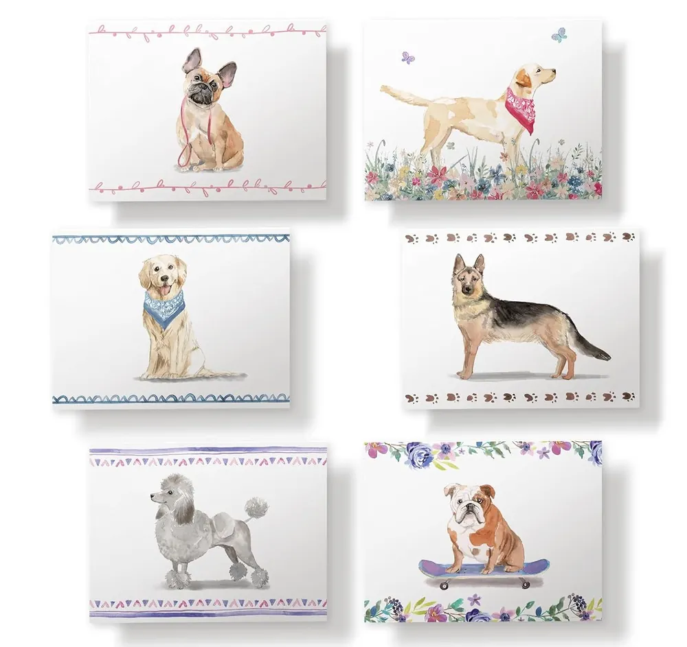 Dog greeting cards