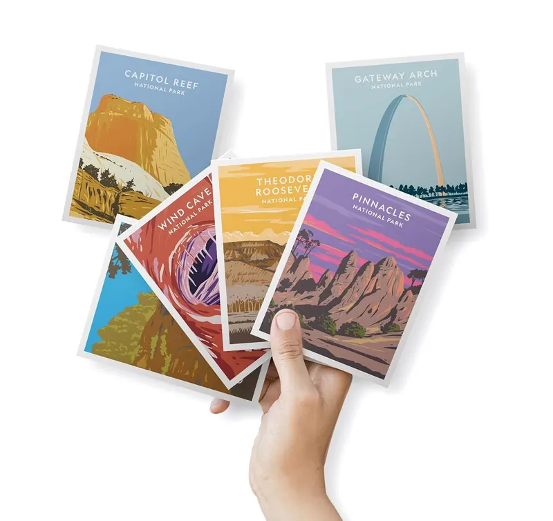 Another view of the Art National Park Cards