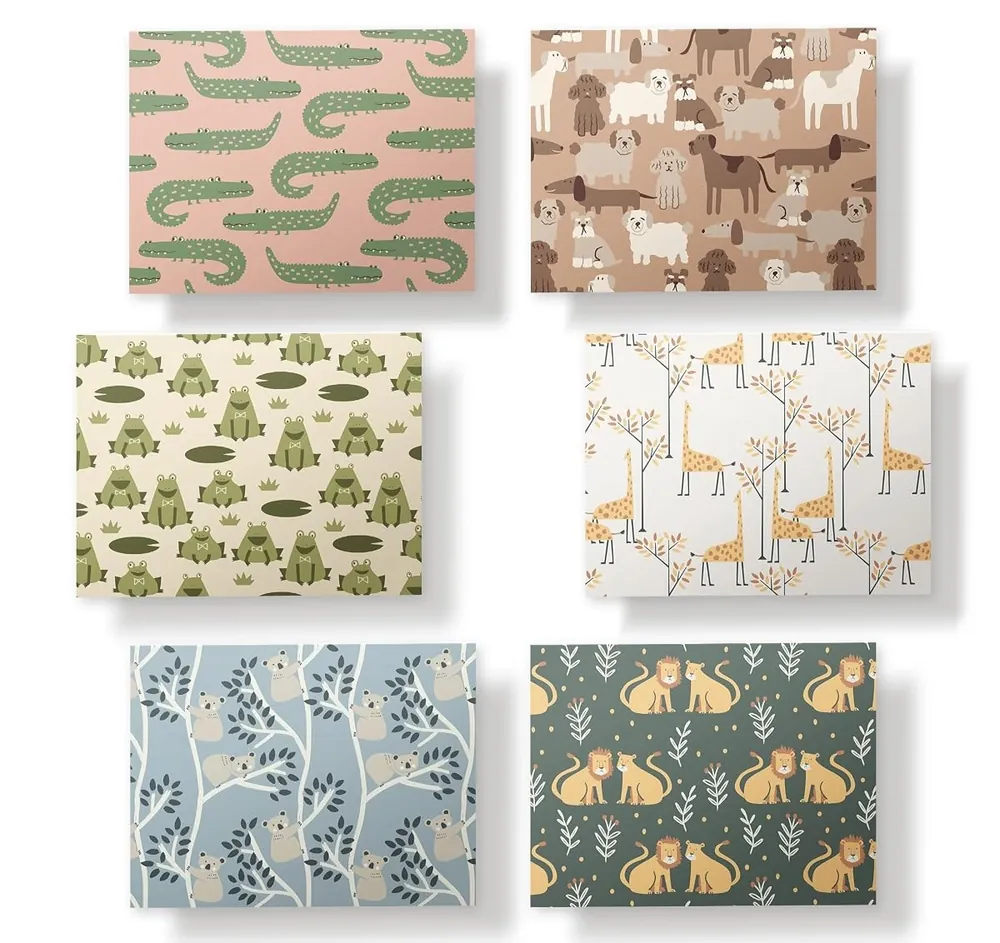 Animal Kingdom Kids Thank You Cards
