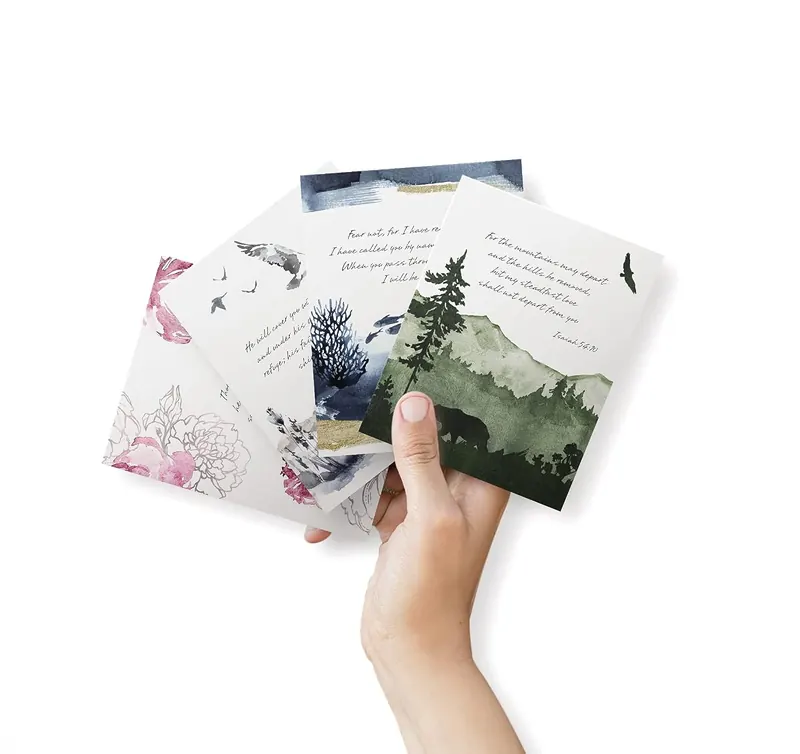 Another view of the Bible Verse Sympathy Cards