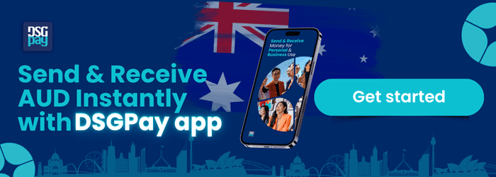 Send & Receive AUD Instantly with DSGPay app