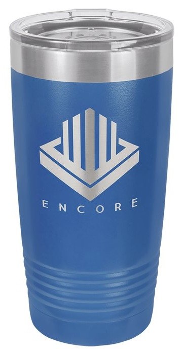 20 oz. Royal Blue Ringneck Tumbler with Standard Lid — catalog reference 435
