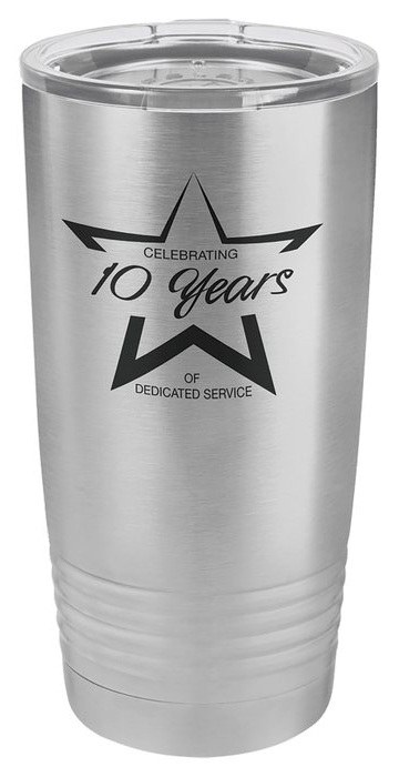 20 oz. Stainless Steel Ringneck Tumbler with Standard Lid — catalog reference 432