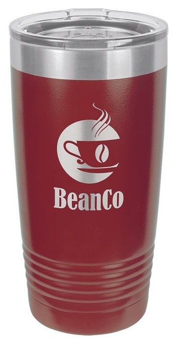 20 oz. Maroon Ringneck Tumbler with Standard Lid — catalog reference 444