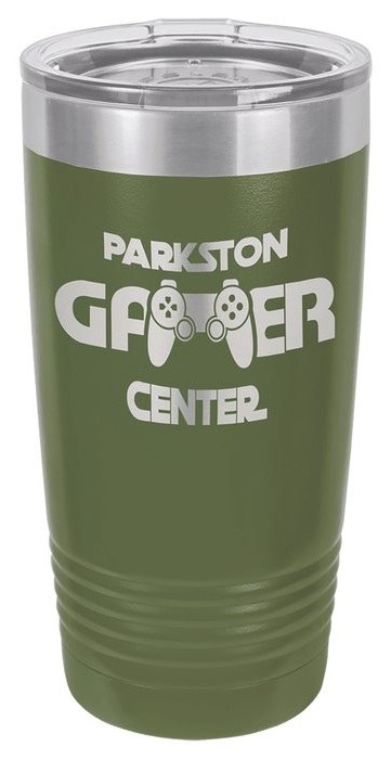 20 oz. Olive Green Ringneck Tumbler with Standard Lid — catalog reference 768