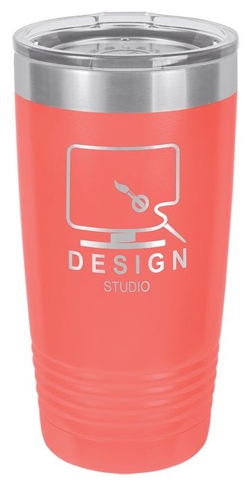 20 oz. Coral Ringneck Tumbler with Standard Lid — catalog reference 449