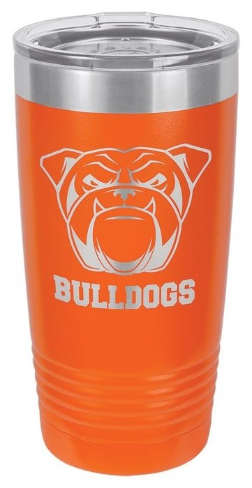 20 oz. Orange Ringneck Tumbler with Standard Lid — catalog reference 443