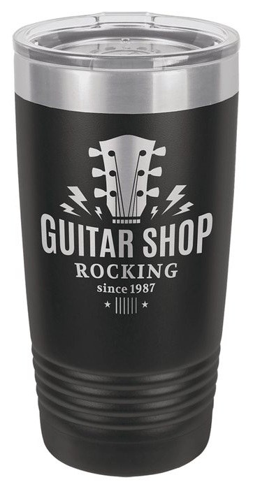20 oz. Black Ringneck Tumbler with Standard Lid — catalog reference 447