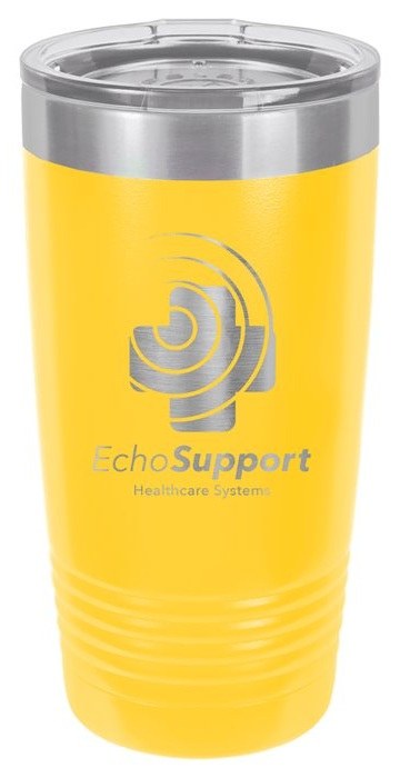20 oz. Yellow Ringneck Tumbler with Standard Lid — catalog reference 448
