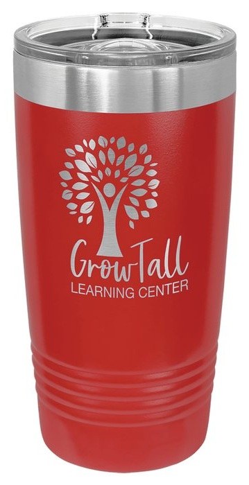 20 oz. Red Ringneck Tumbler with Slider Lid — catalog reference 452