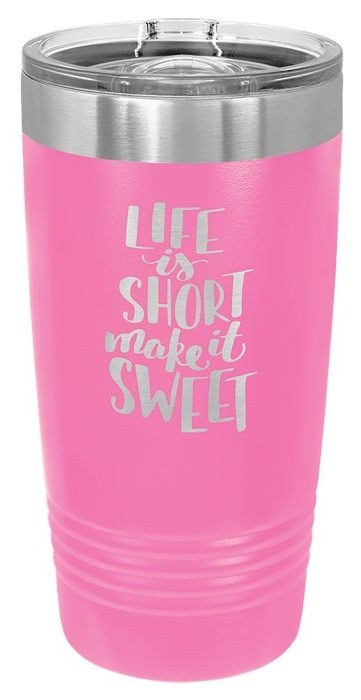 20 oz Vacuum Insulated Ringneck Tumbler with Slider Lid - pink — catalog reference 454