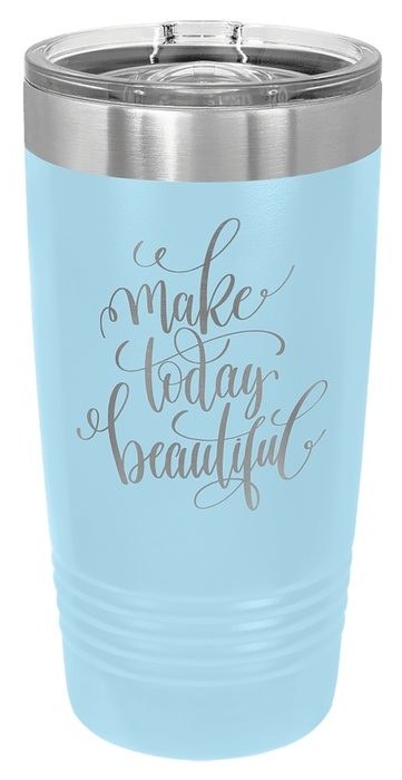 20 oz. Light Blue Ringneck Tumbler with Slider Lid — catalog reference 456