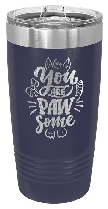20 oz. Navy Blue Ringneck Tumbler with Slider Lid — catalog reference 460