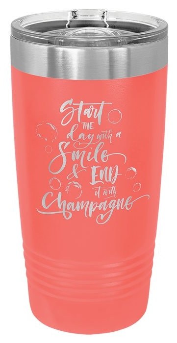 20 oz. Coral Ringneck Tumbler with Slider Lid — catalog reference 467