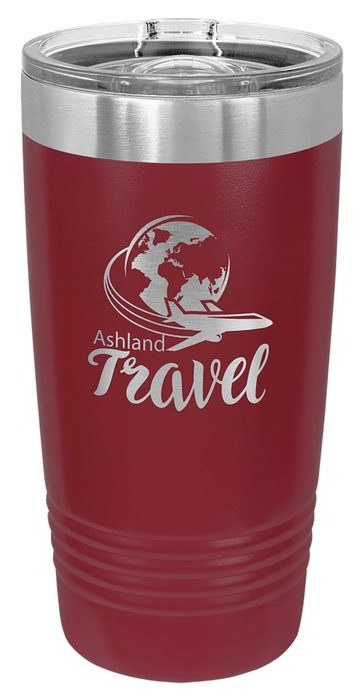 20 oz. Maroon Ringneck Tumbler with Slider Lid — catalog reference 462
